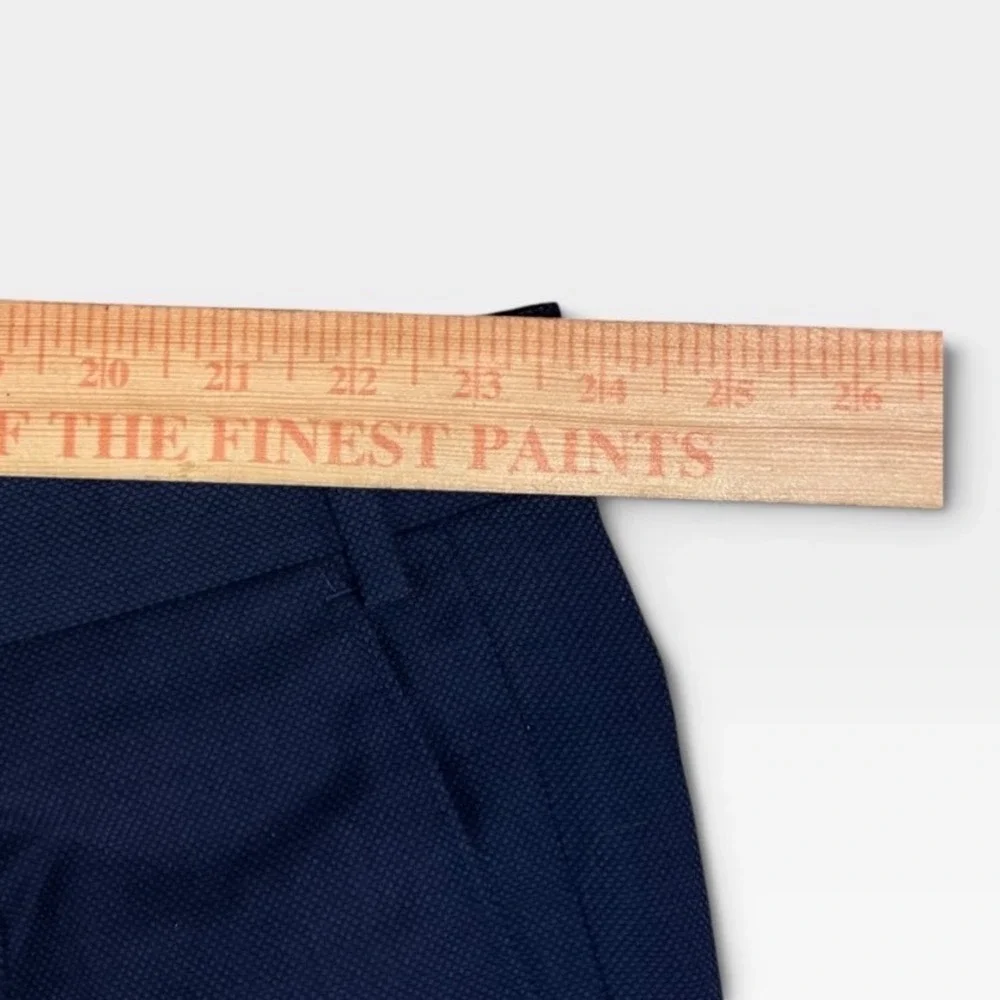 Lauren Ralph Lauren Suit Set Mens 50R Pleated Pants 46x29 Wool 2-Piece Navy Blue